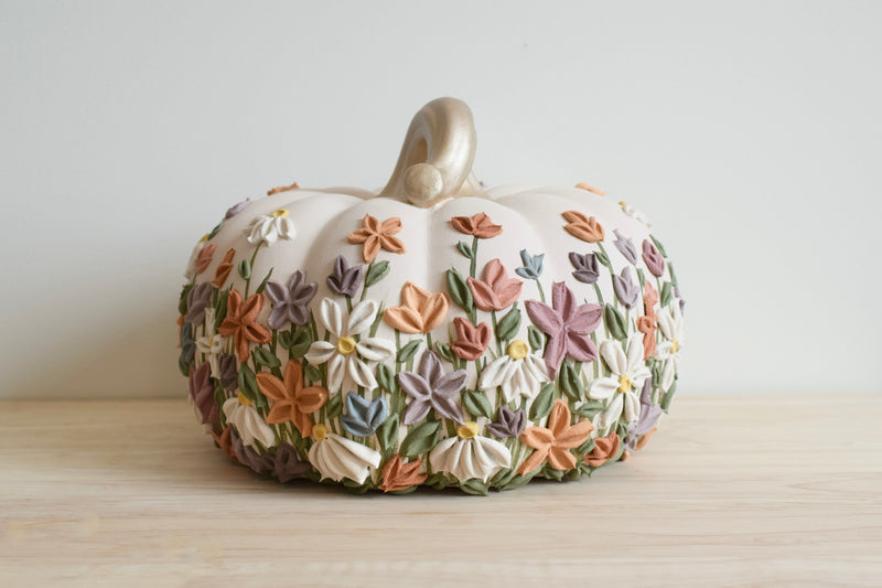 SOLD OUT - Wildflower Large Pumpkin I