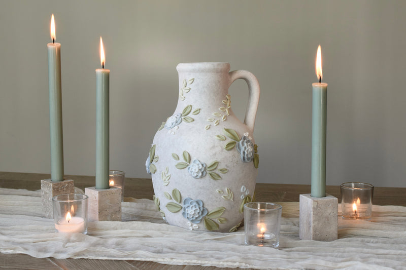 SOLD OUT - Blue Dahlia Vase - Tall