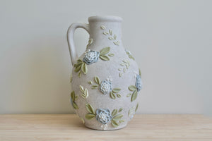 SOLD OUT - Blue Dahlia Vase - Tall