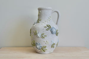 SOLD OUT - Blue Dahlia Vase - Tall