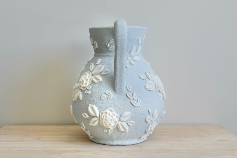 SOLD OUT - Pale Blue Dahlia Vase
