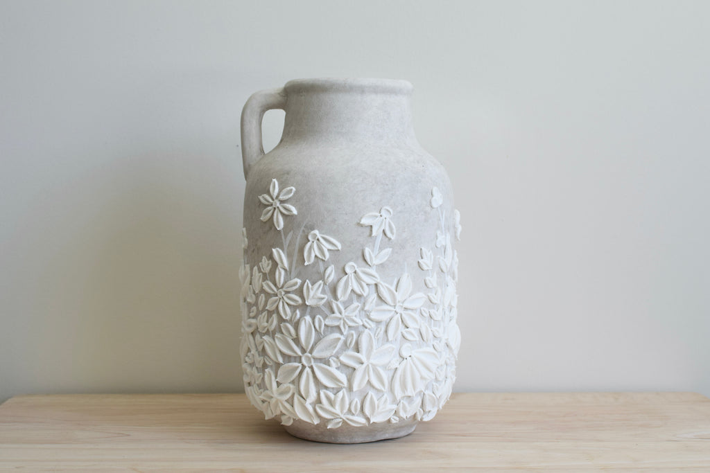 SOLD OUT - Lucy White Wildflower Vase - Large