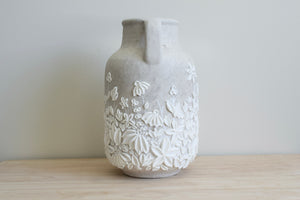 SOLD OUT - Lucy White Wildflower Vase - Large
