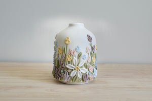 SOLD OUT - Pastel Lucy Wildflower Ceramic Bud Vase - Small