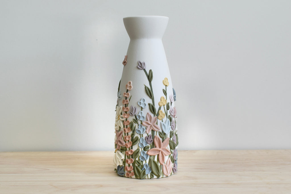 SOLD OUT - Lucy Wildflower II Ceramic Bud Vase - Tall