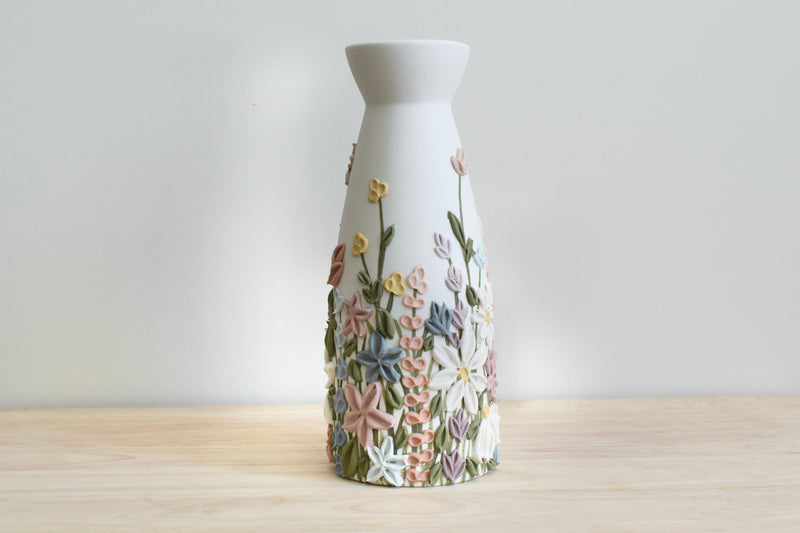 SOLD OUT - Lucy Wildflower II Ceramic Bud Vase - Tall