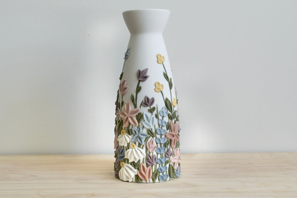 SOLD OUT - Lucy Wildflower III Ceramic Bud Vase - Tall