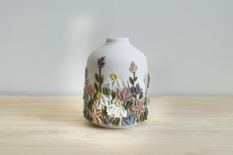 SOLD OUT - Lucy Wildflower IV Ceramic Bud Vase - Small
