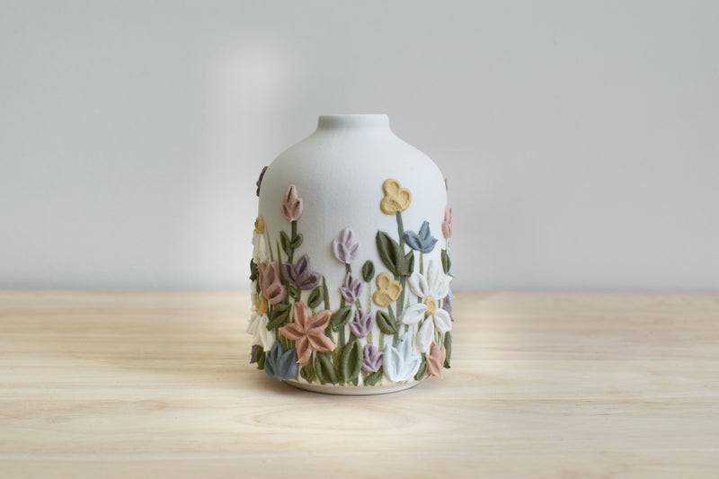 SOLD OUT - Lucy Wildflower IV Ceramic Bud Vase - Small