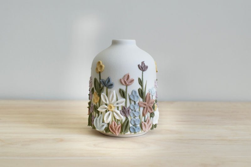 SOLD OUT - Lucy Wildflower IV Ceramic Bud Vase - Small