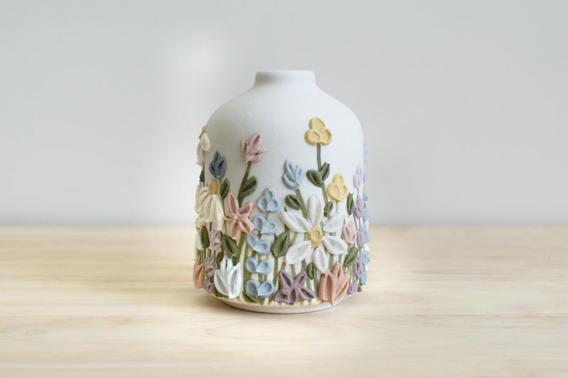 SOLD OUT - Lucy Wildflower III Ceramic Bud Vase - Small