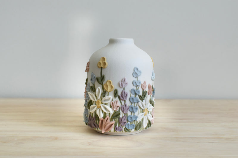 SOLD OUT - Lucy Wildflower III Ceramic Bud Vase - Small