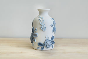 SOLD OUT - Botanical Blue II Ceramic Bud Vase - Medium