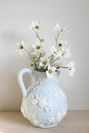 SOLD OUT - Pale Blue Dahlia Vase