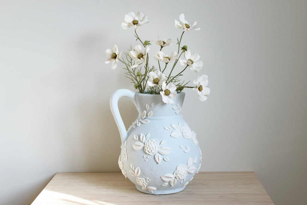 SOLD OUT - Pale Blue Dahlia Vase