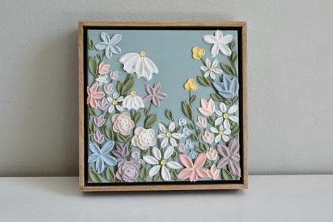 SOLD - In Bloom 8" x 8" (Framed)