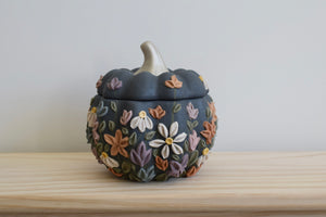 Wildflower Pumpkin Container III