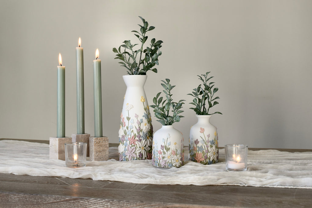 SOLD OUT - Lucy Wildflower Ceramic Bud Vase - Tall