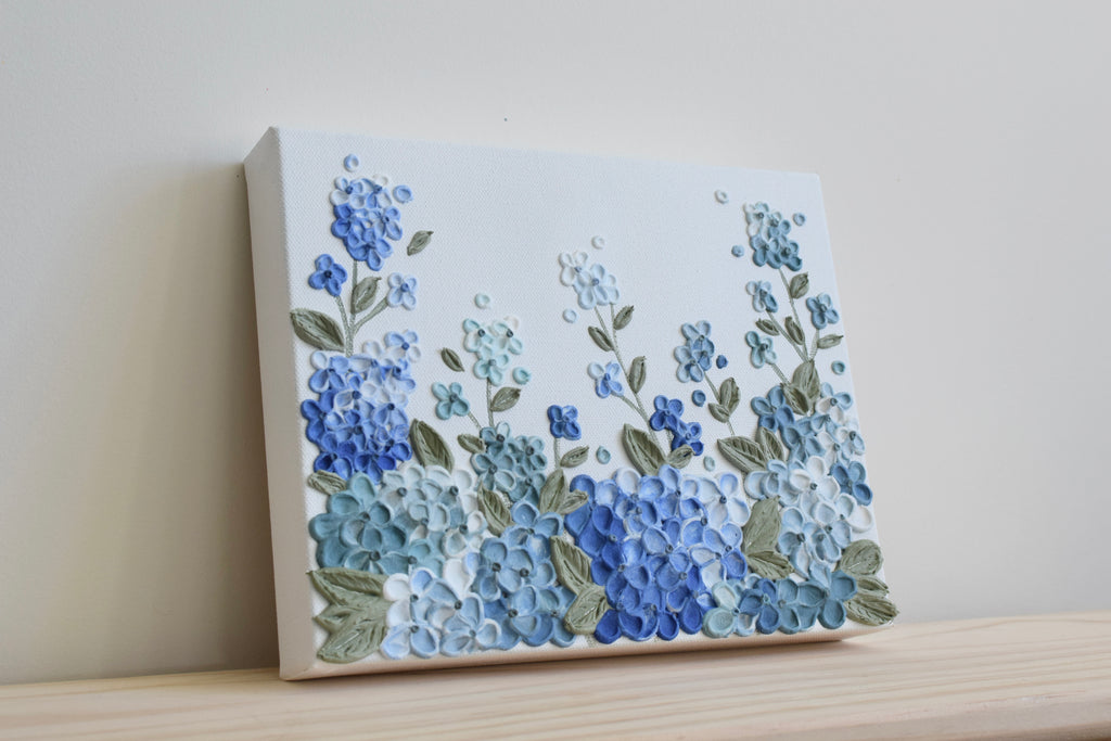 Hydrangea Field - 8" x 10"