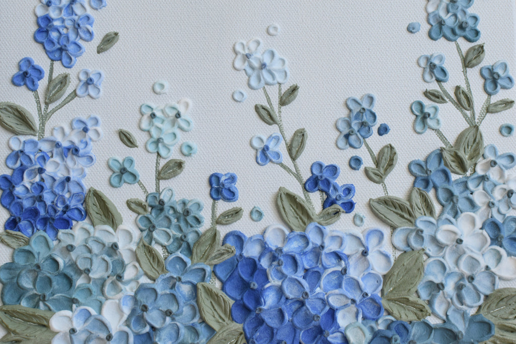 Hydrangea Field - 8" x 10"