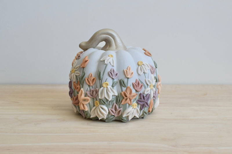 SOLD OUT - Wildflower Round Pumpkin V