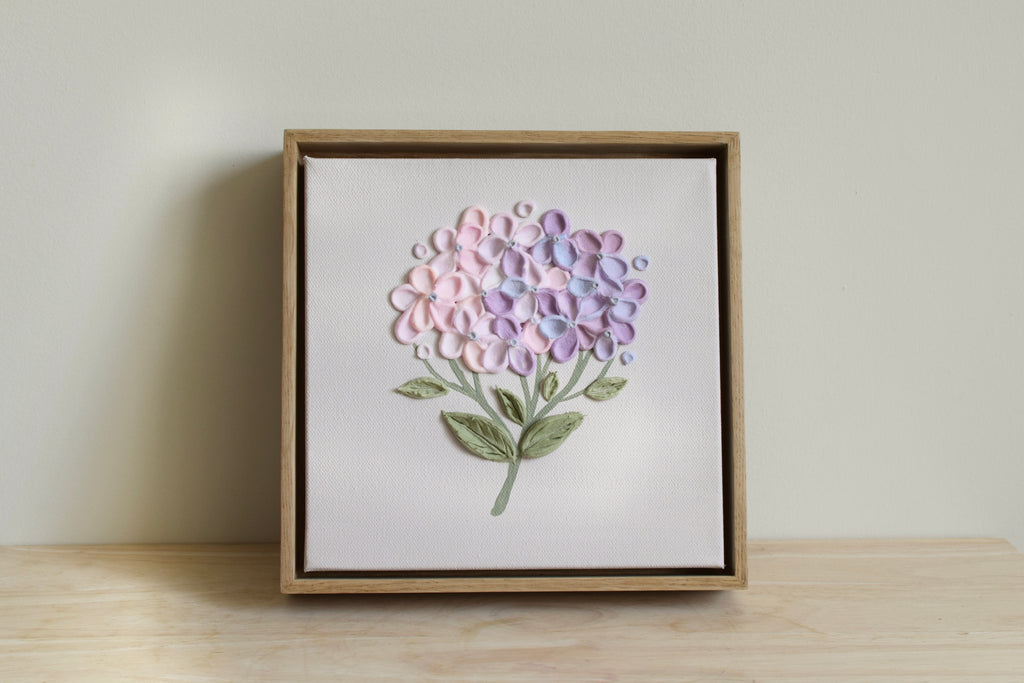 Hydrangea V - 8" x 8"