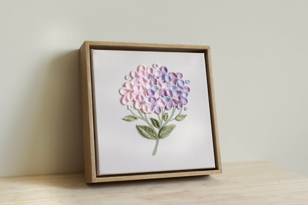 Hydrangea V - 8" x 8"