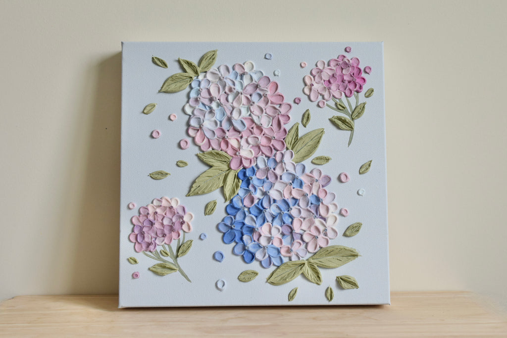 Hydrangea X - 12" x 12"