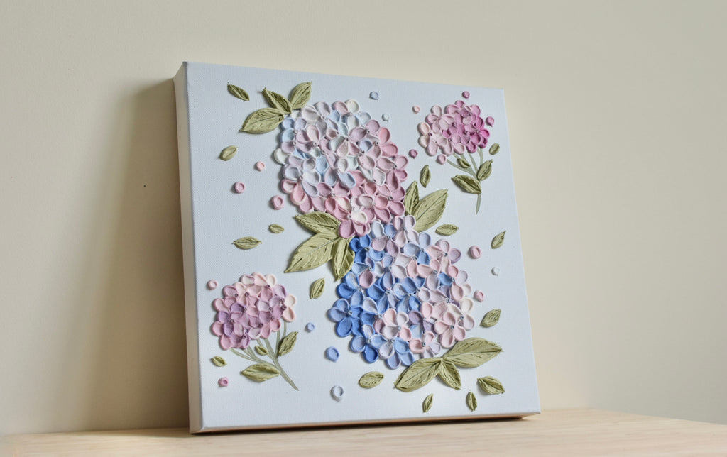 Hydrangea X - 12" x 12"
