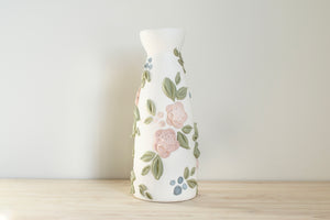 SOLD OUT - Garden Rose Ceramic Bud Vase - Tall