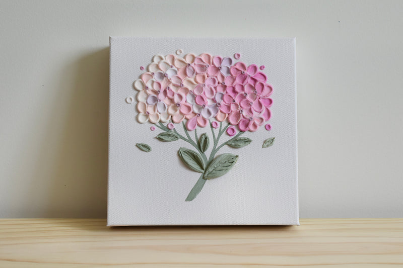 SOLD - Hydrangea XV - 8" x 8"