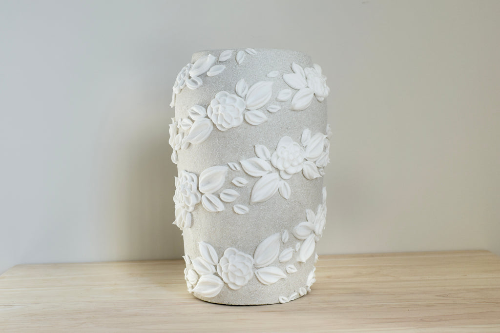 SOLD OUT - Gardenia Spiral Vase - Large