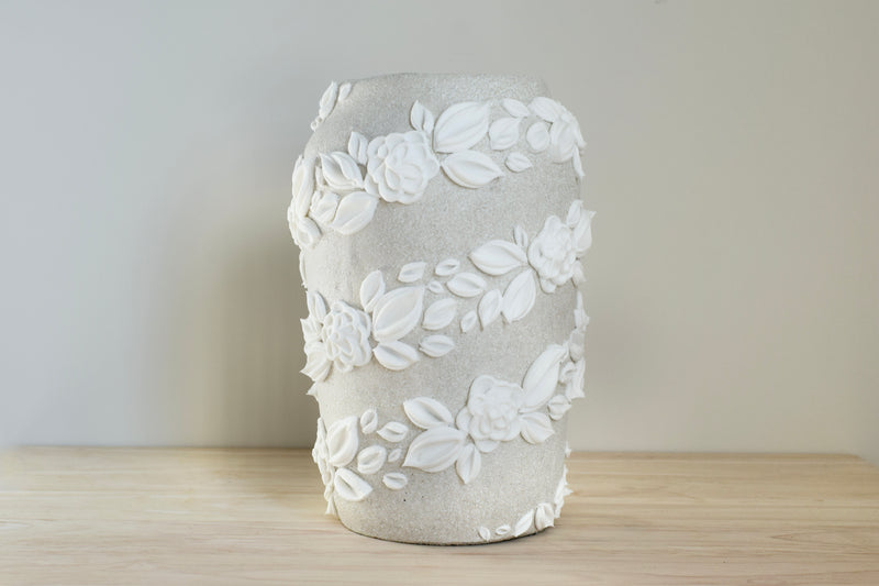 SOLD OUT - Gardenia Spiral Vase - Large