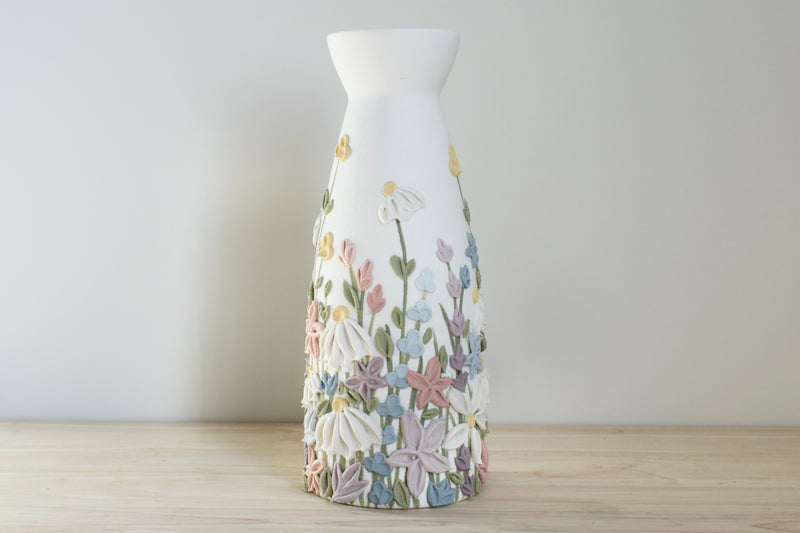 SOLD OUT - Lucy Wildflower Ceramic Bud Vase - Tall