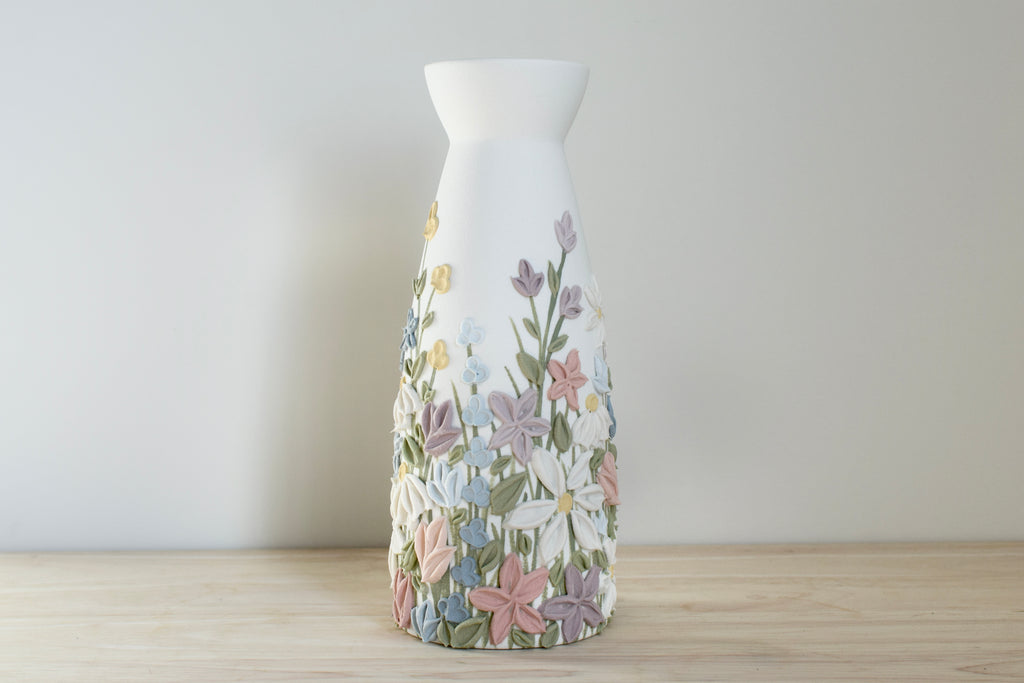SOLD OUT - Lucy Wildflower Ceramic Bud Vase - Tall