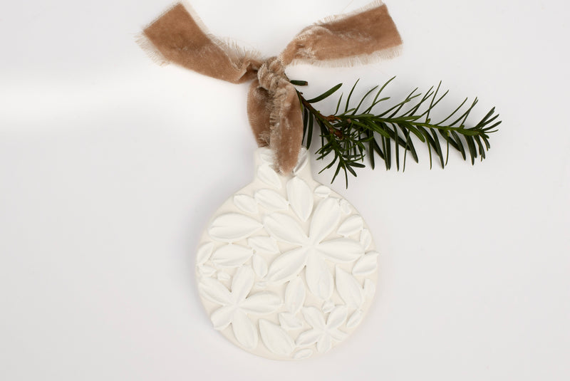 Classic Winter Wonderland Ceramic Ornament