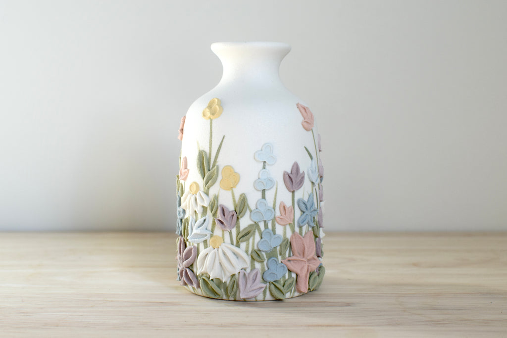 SOLD OUT - Lucy Wildflower Ceramic Bud Vase - Medium