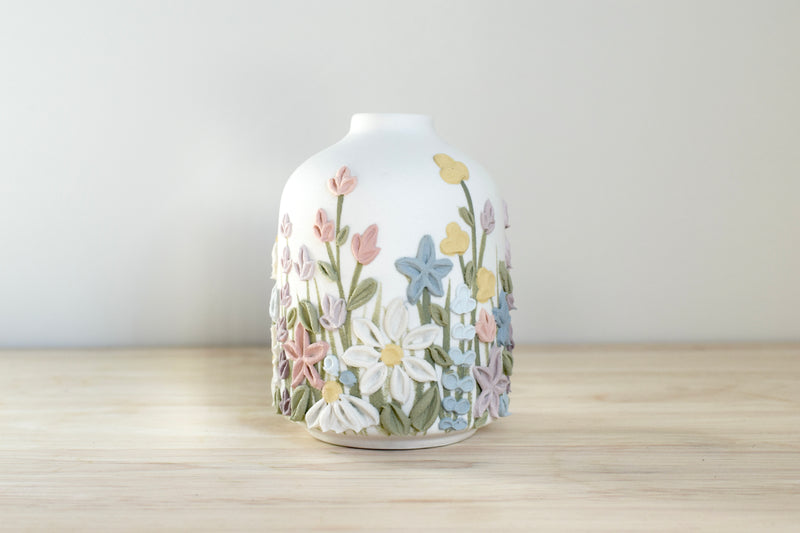 SOLD OUT - Lucy Wildflower Ceramic Bud Vase - Small