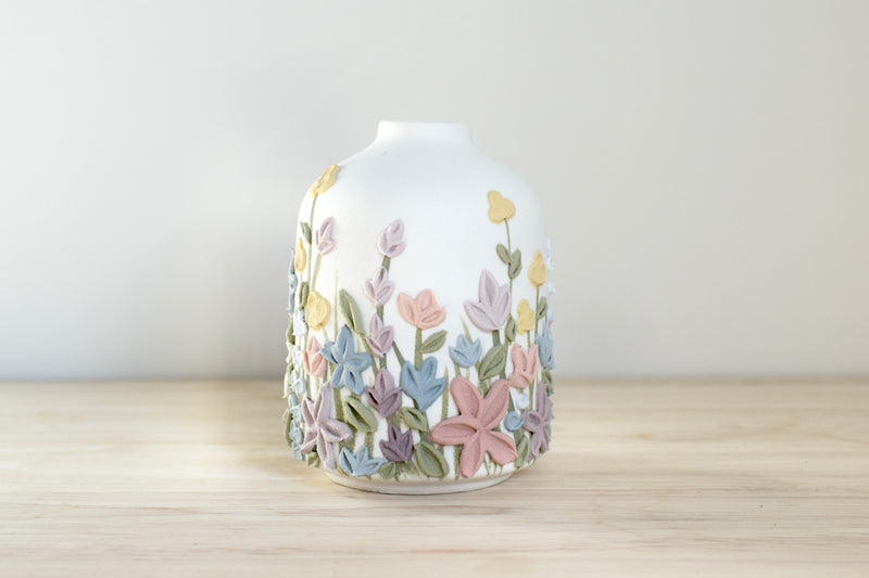 SOLD OUT - Lucy Wildflower Ceramic Bud Vase - Small
