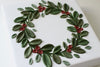 Holiday Wreath 6" x 6"