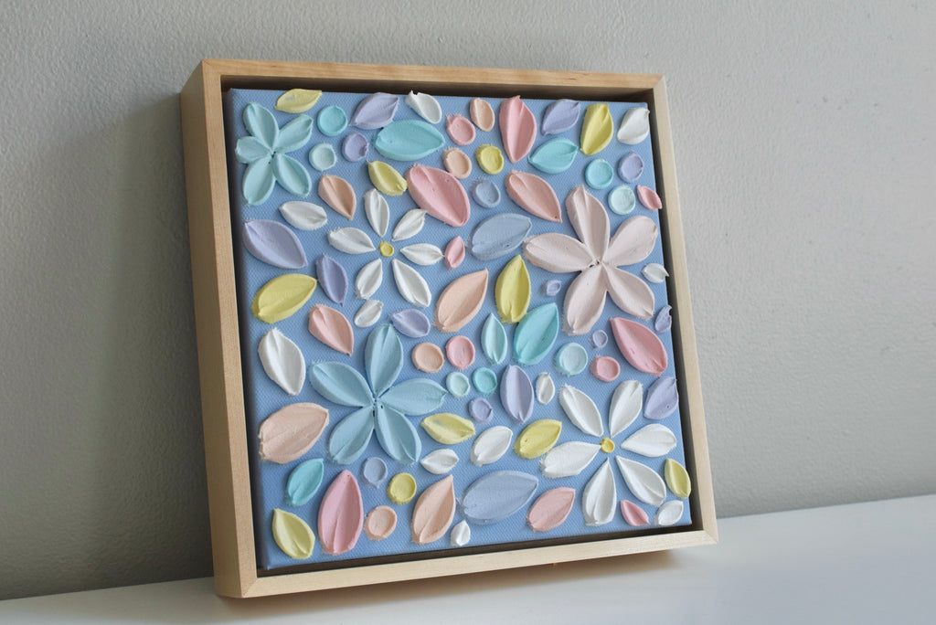 SOLD - Periwinkle 8" x 8" (Framed or Unframed)