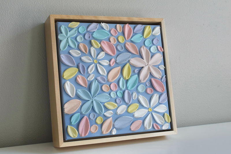 SOLD - Periwinkle 8" x 8" (Framed or Unframed)