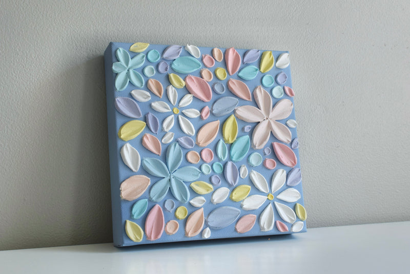 SOLD - Periwinkle 8" x 8" (Framed or Unframed)