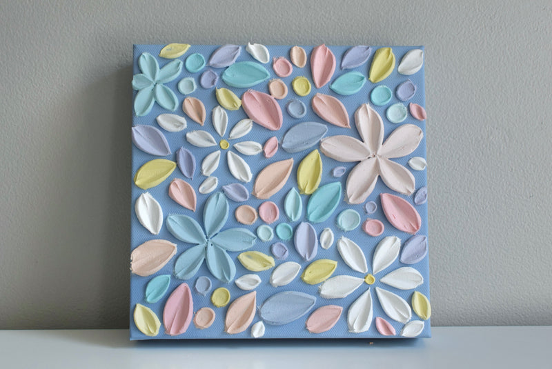 SOLD - Periwinkle 8" x 8" (Framed or Unframed)