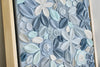 SOLD - Botanical Blue - 8" x 8" (Framed or Unframed)