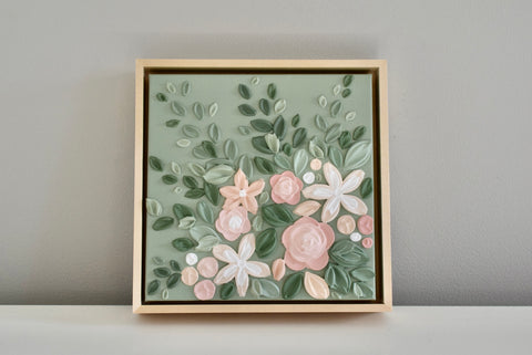 SOLD - Lucy II - 8" x 8" (Framed)