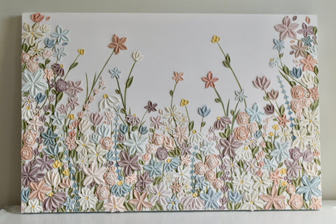 SOLD - Spring Wildflowers 16" x 20"