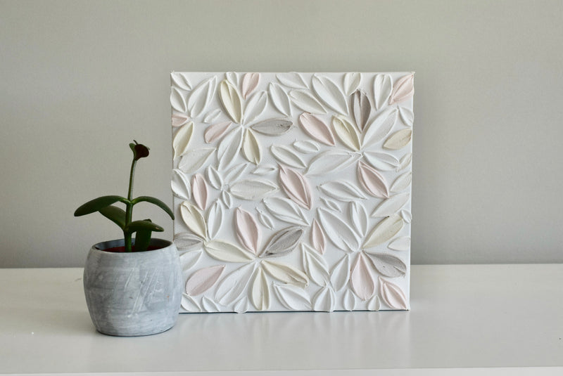 SOLD - Neutral Pink 8" x 8"
