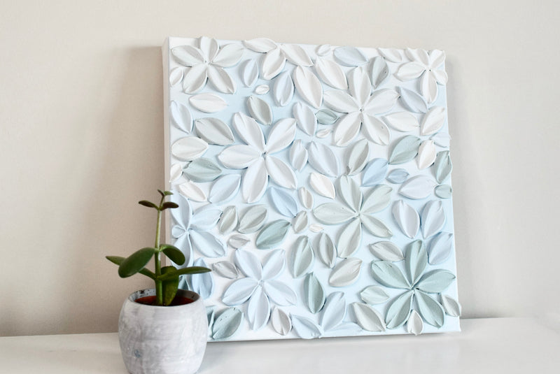 SOLD - Into the Blue 12" x 12"