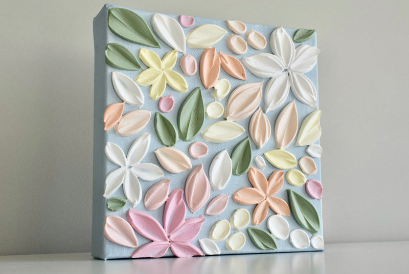 SOLD - Late Summer Garden 8" x 8"